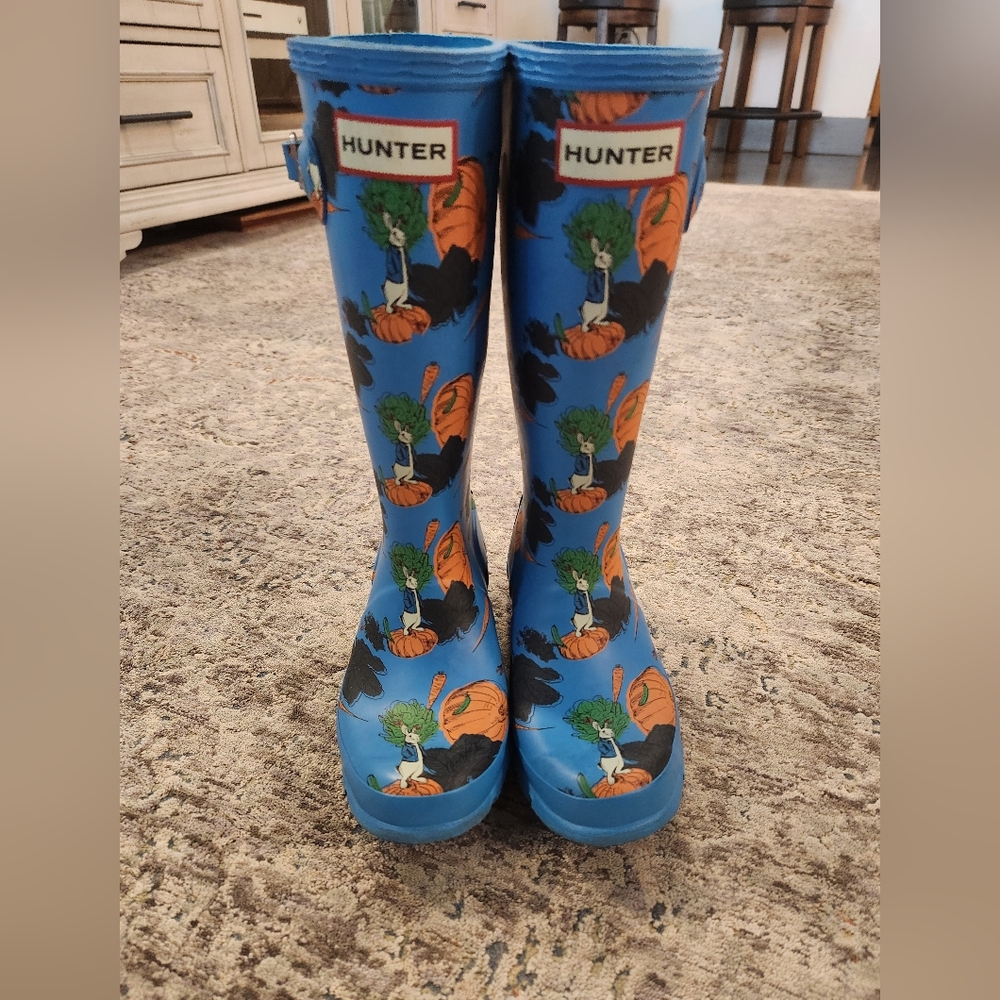 Children's Hunter Boots Peter Rabbit Size 1B 2/G